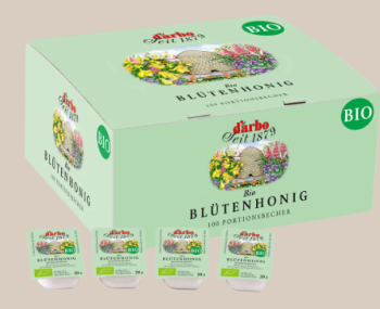 Honning i bæger-Øko-20 gr. x 100 stk. 