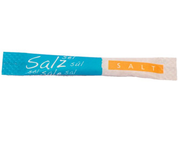 Salt i portionspak: Sticks - 1g x 750 stk