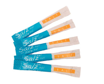 Salt i portionspak: Sticks - 1g x 750 stk