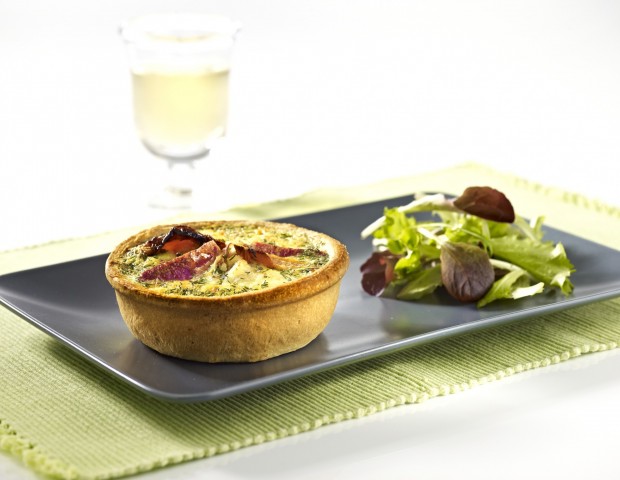 Quiche med fisk